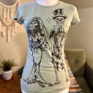 ❌ SOLD ❌ BRIDE & GROOM SKELETO TEE